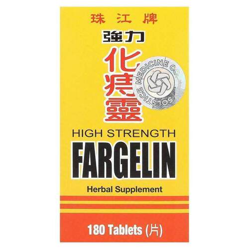 Chu Kiang Brand,Fargelin, High Strength, 180 Tablets