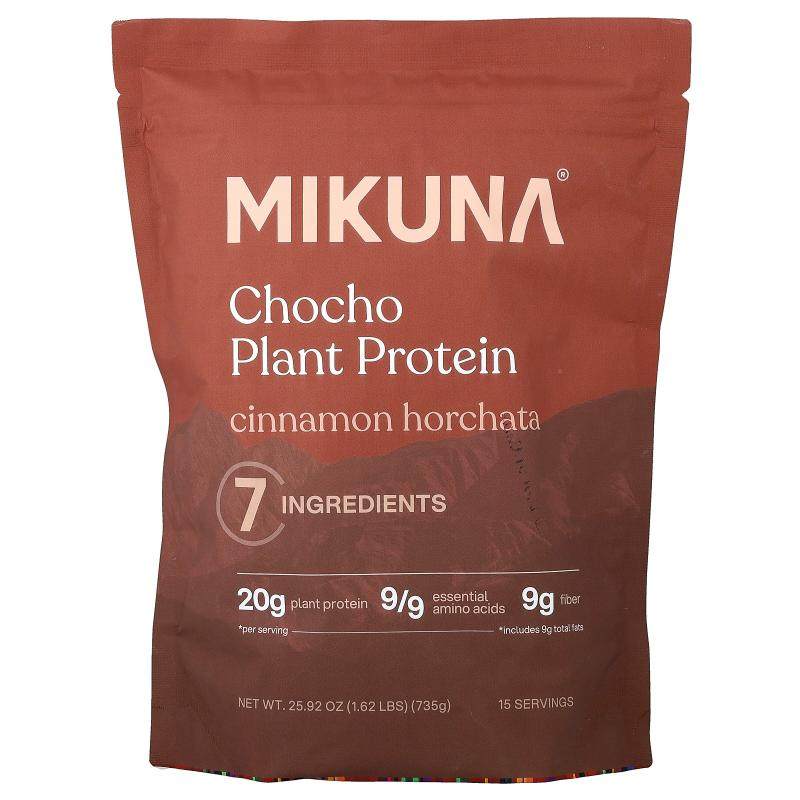 MIKUNA,Chocho Plant Protein Powder, Cinnamon Horchata, 1.62