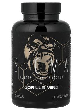 Gorilla Mind LLC,Sigma™, Testosterone Booster, 120 Capsules