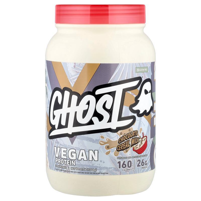 Ghost,纯素蛋白,巧克力谷物牛奶®,2.7磅(1246克)