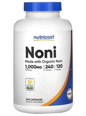 Nutricost,Noni, 500 mg, 240 Capsules