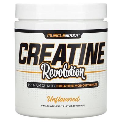 MuscleSport,Creatine Revolution，原味，10.6 盎司（300 克）