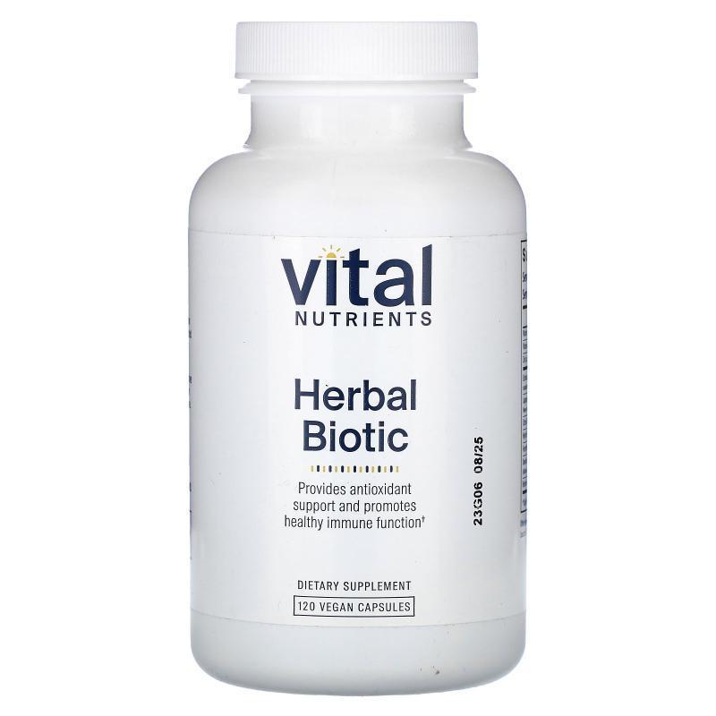 Vital Nutrients,Herbal Biotic, 120 Vegan Capsules