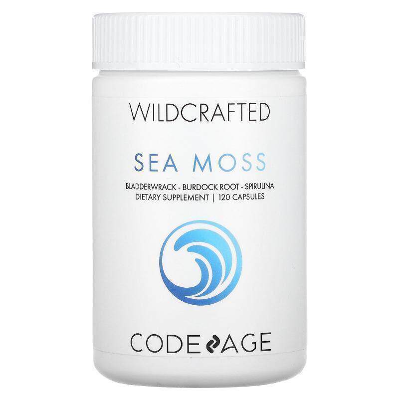 Codeage,Wildcrafted,海苔、墨角藻、牛蒡、螺旋藻,120 粒胶囊