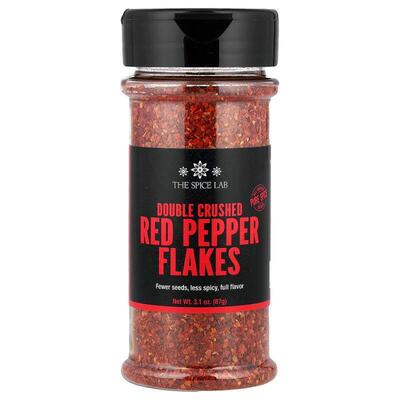 The Spice Lab,Double Crushed Red Pepper Flakes , 3.1 oz (87