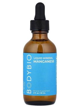 BodyBio,Liquid Mineral Manganese, 2 fl oz (59 ml)
