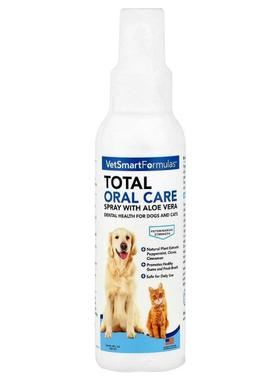 VetSmart Formulas,Total Oral Care Spray with Aloe Vera, Dogs
