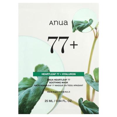 Anua,Heartleaf 77 Soothing Beauty Mask, 1 Sheet, 0.84 fl oz