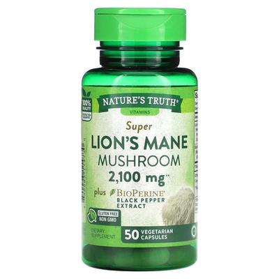 Nature's Truth,Super Lion's Mane Mushroom plus Bioperine , 2