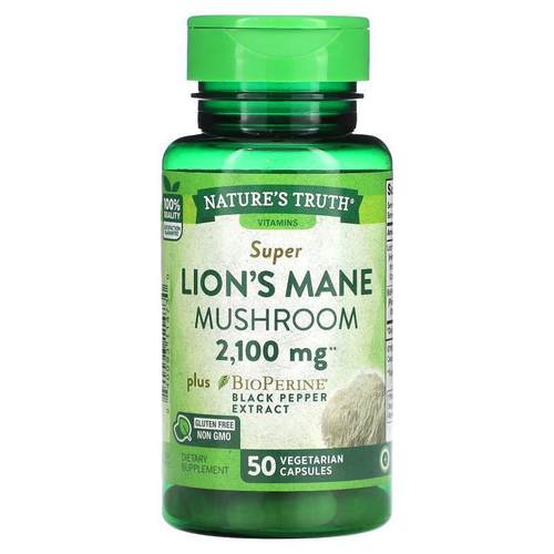 Nature's Truth,Super Lion's Mane Mushroom plus Bioperine , 2