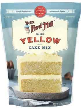 鲍勃红磨坊,Classic Yellow Cake Mix, 15.5 oz (440 g)