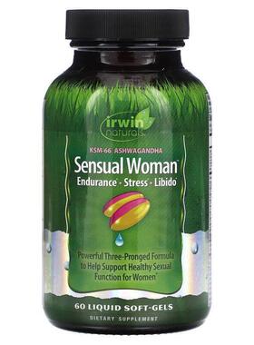 爱乐能,Sensual Women，耐力、压力、力比多，60 粒液体软凝胶