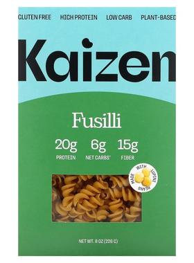 Kaizen,Fusilli, Gluten Free, High Protein, Low Carb, Plant-B