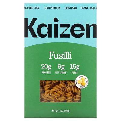 Kaizen,Fusilli, Gluten Free, High Protein, Low Carb, Plant-B