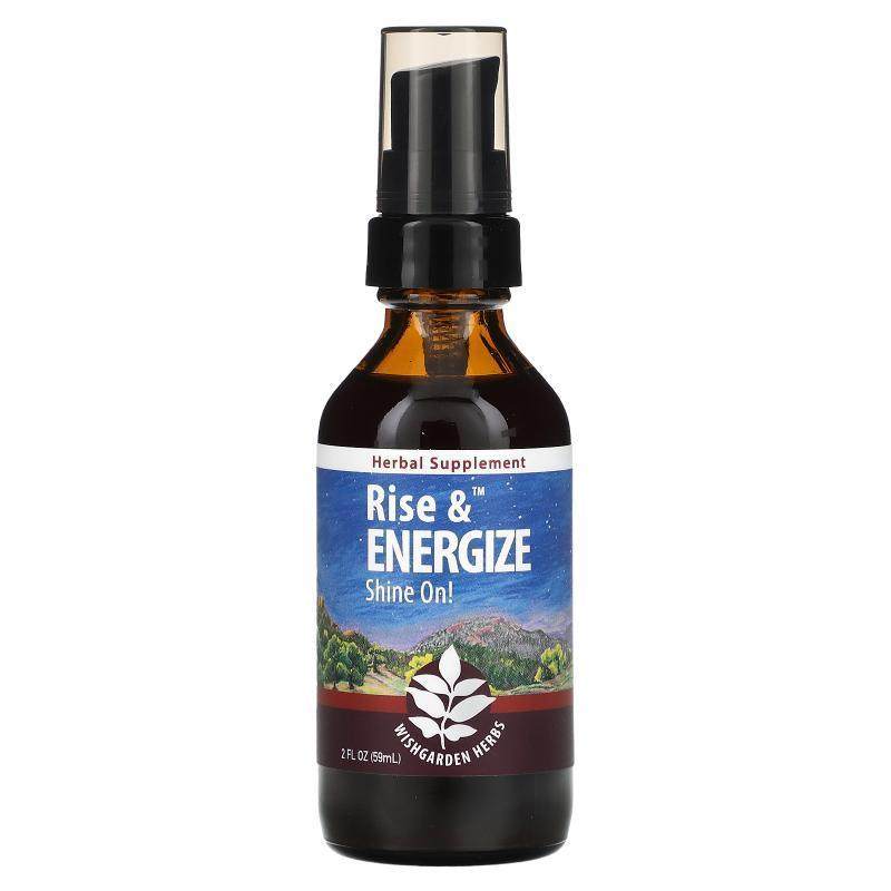 WishGarden Herbs,Rise &amp; Energize，2 盎司（59 毫升）