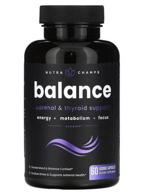 NutraChamps,Balance, 60 Veggie Capsules