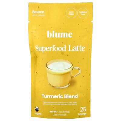 Blume,Superfood Latte, Turmeric Blend, 4.4 oz (125 g)