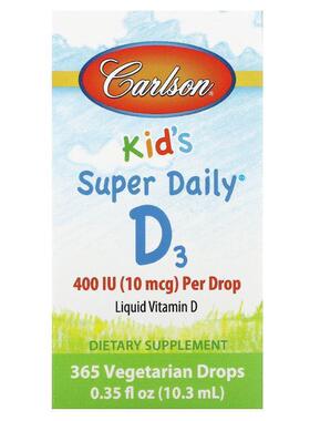 Carlson,儿童D3, 10.3ml