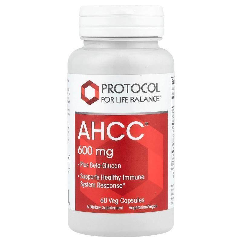 Protocol for Life Balance,AHCC® Plus Beta-Glucan, 60 Veg Cap