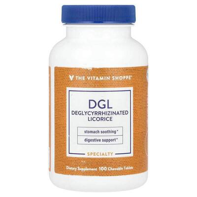 The Vitamin Shoppe,DGL, (Deglycyrrhizinated Licorice), 100 C