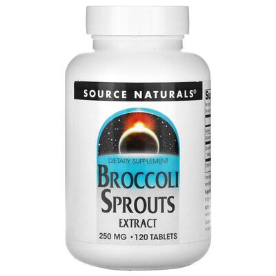 源美,Broccoli Sprouts Extract, 125 mg, 120 Tablets