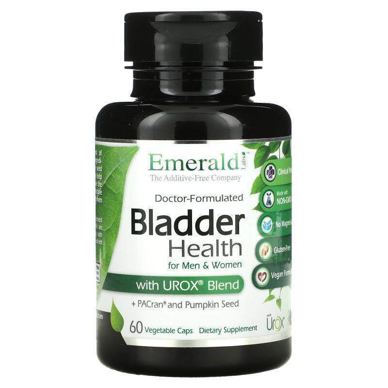 Emerald Laboratories,男女膀胱健康 Urox 混合物，60 粒素食胶囊