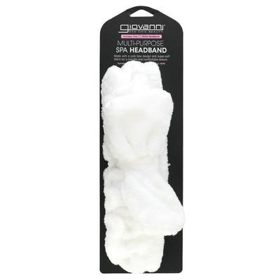 乔凡尼,Multi-Pupose Spa Headband, White, 1 Headband