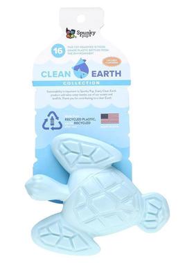 Spunky Pup,Clean Earth Hard Chews, Turtle, Chicken, 1 Toy