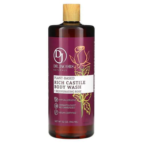 Dr. Jacobs Naturals,Plant Based Rich Castile Body Wash
