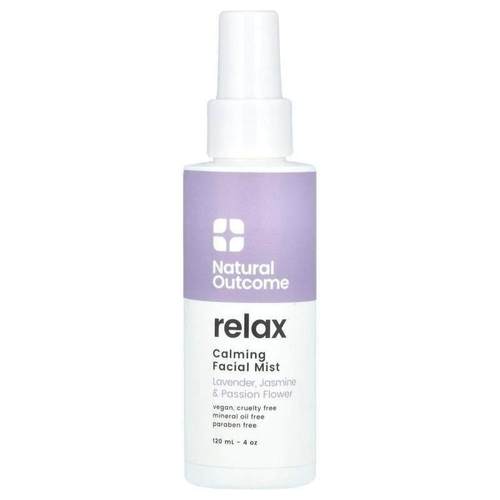 Natural Outcome,Relax, Calming Facial Mist, 4 oz (120 ml)