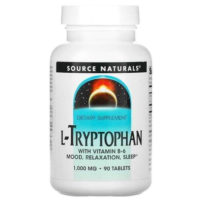 Source Naturals L-色氨酸镇定剂情绪