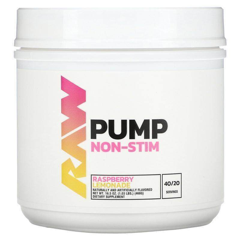 Raw Sport Supplement Company LLC,Pump, Non-Stim, Raspberry L