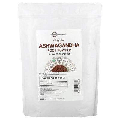 Micro Ingredients,有机Ashwagandha根粉，2磅（907克）
