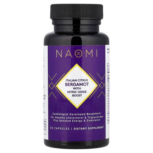 NAOMI,Italian Citrus Bergamot With Nitric Oxide Boost, 30 Ca