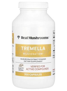 Real Mushrooms,Tremella, Mushroom Extract Powder, 300 Capsul