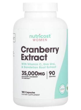Nutricost,Women, Cranberry Extract, 17,050 mg, 180 Capsules