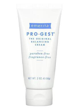 Emerita,Pro-Gest 黄体酮调节乳霜，无香型，4 盎司（112 克）