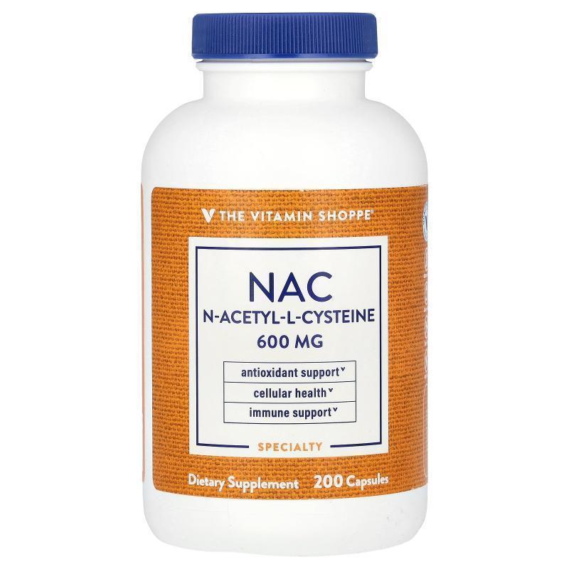 The Vitamin Shoppe,NAC, 600 mg, 200 Capsules
