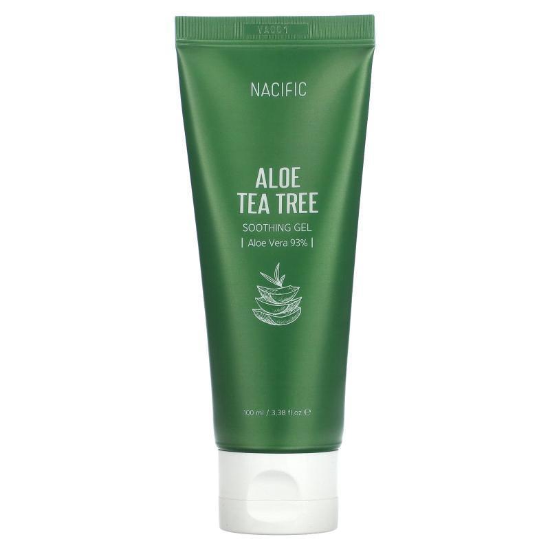 Nacific,Aloe Tea Tree, Soothing Gel, 3.38 fl oz (100 ml)