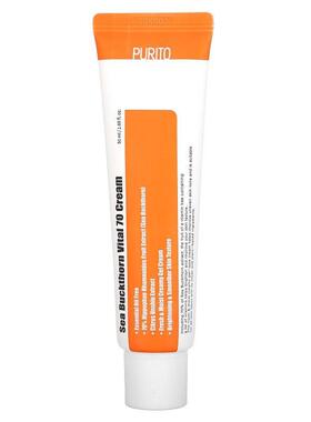 Purito,Sea Buckthorn Vital 70 Cream，1.7 液量盎司（50 毫升）