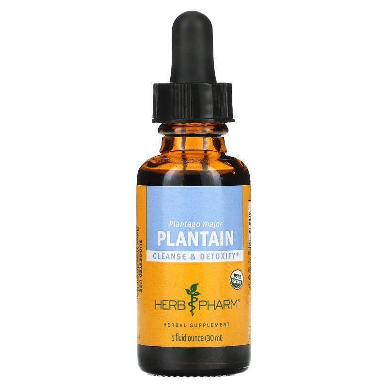 Herb Pharm,车前草，鲜叶，1 液量盎司（30 毫升）