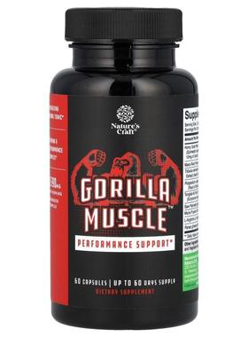 Natures Craft,Gorilla Muscle™, Performance Support, 60 Capsu