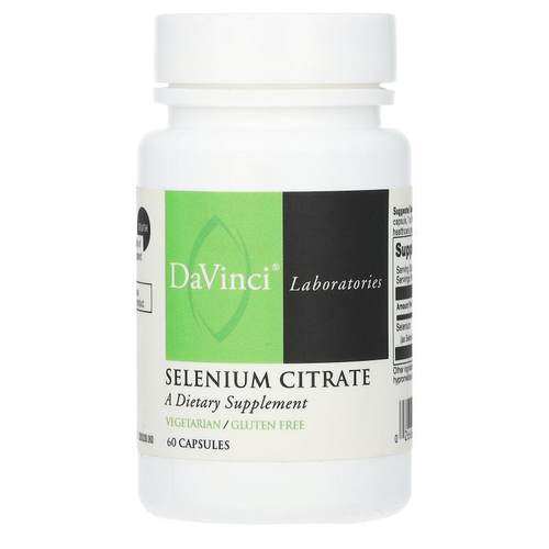 DaVinci Laboratories of Vermont,Selenium Citrate , 60 Capsul