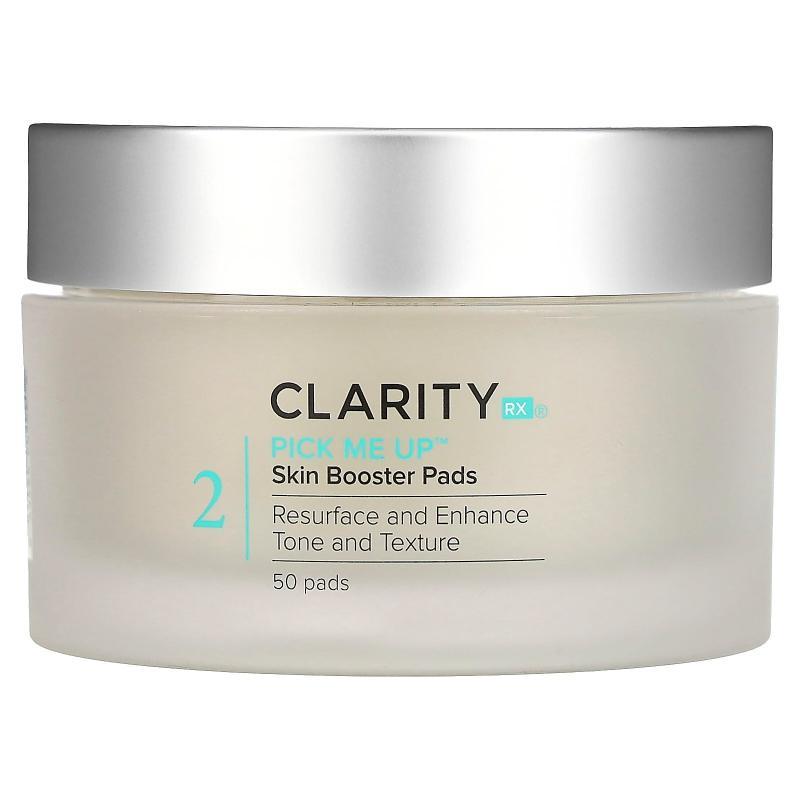 ClarityRx,Pick Me Up, Skin Booster Pads, 50 Pads