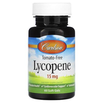 Carlson,Tomato-Free Lycopene, 15 mg, 60 Soft Gels