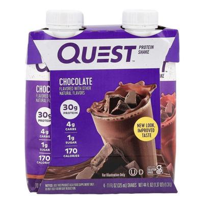 Quest Nutrition,Protein Shake, Coffee, 4 Shakes, 11 fl oz (3