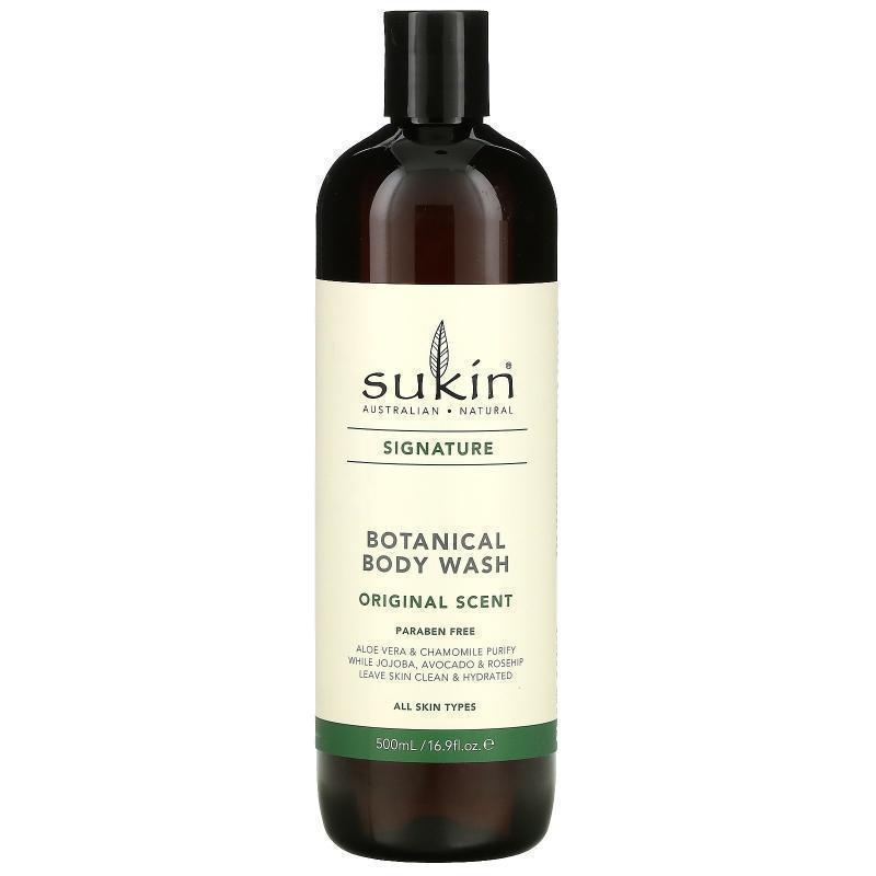 Sukin,Signature植物沐浴露原味500 毫升