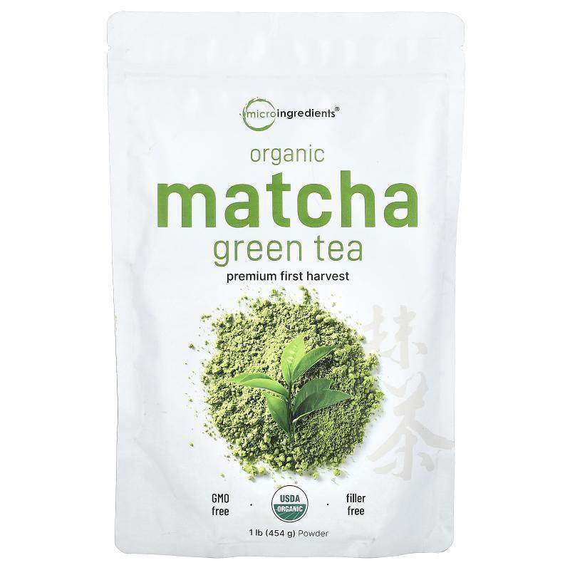 Micro Ingredients,Organic Matcha Green Tea, 1 lb (454 g)