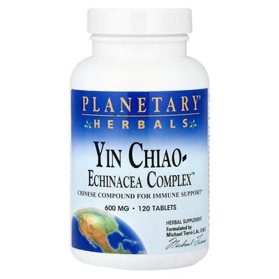 Planetary Herbals,银翘-紫锥花复合物，600毫克，120片
