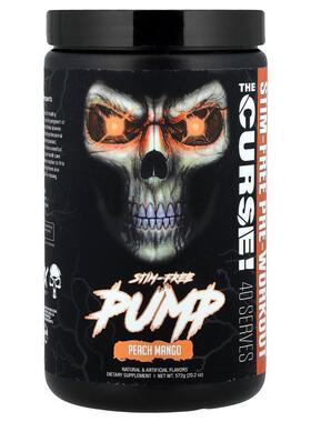 JNX Sports,Stim-Free Pump, Pre-Workout, Peach Mango, 20.2 oz